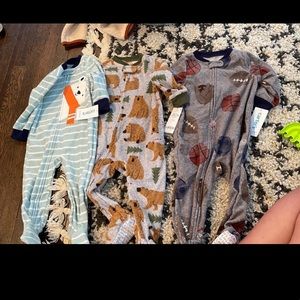 Carters 12 months fleece pajamas